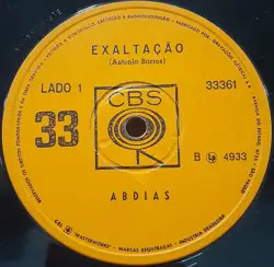 Capa do disco Exaltação / Zé Lagoa no frevo, de Abdias