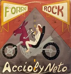 Capa do disco Forró rock, de Accioly Neto