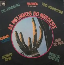 Capa do disco As melhores do nordeste, de Coletânea
