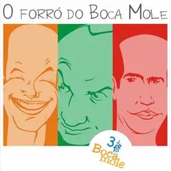 Capa do disco O forró do Boca Mole, de Boca Mole