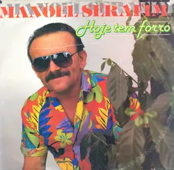 Capa do disco Hoje tem forró, de Manoel Serafim
