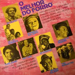 Capa do disco O melhor do forró, de Coletânea