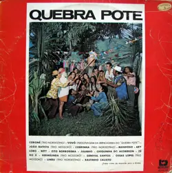 Capa do disco Quebra pote, de Coletânea