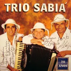 Capa do disco 20 anos, de Trio Sabiá