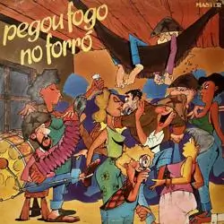 Capa do disco Pegou fogo no forró, de Zé do Baião