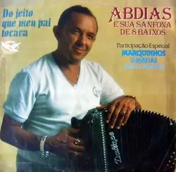 Capa do disco Do jeito que meu pai tocava, de Abdias e sua sanfona de 8 baixos