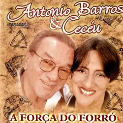 Capa do disco A força do forró, de Cecéu, Antônio Barros