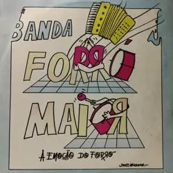 Capa do disco A emoção do forró, de Banda Forró Maior