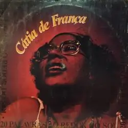 Capa do disco Vinte palavras girando ao redor do sol, de Cátia de França
