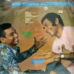 Capa do disco Dois sujeitos incrementados, de Messias Holanda, Elino Julião