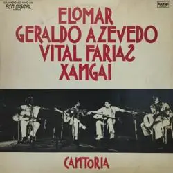 Capa do disco Cantoria, de Geraldo Azevedo, Vital Farias, Xangai, Elomar