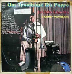 Capa do disco Um trombone no forró, de Jacinto Limeira