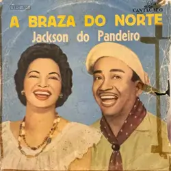 Capa do disco A brasa do norte, de Jackson do Pandeiro