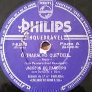Capa do disco Meu veneno / O trabalho que deu, de Jackson do Pandeiro