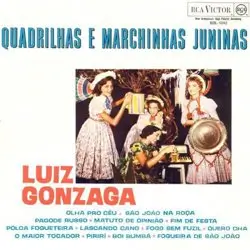 Capa do disco Quadrilhas e marchinhas juninas, de Luiz Gonzaga