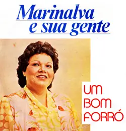 Capa do disco Um bom forró, de Marinalva e sua gente