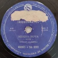 Capa do disco Menina nova / Perigo de morte, de Marinês
