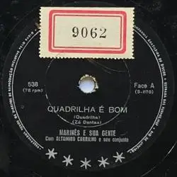 Capa do disco Quadrilha é bom / Quero ver xaxar, de Marinês
