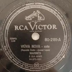 Capa do disco Viúva nova / História de Lampião, de Marinês