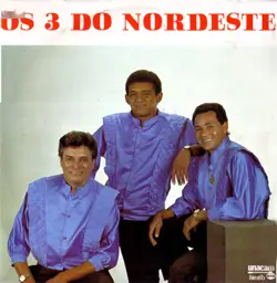 Capa do disco Acenda uma fogueira no seu coração, de Os 3 do Nordeste