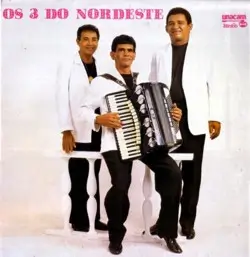 Capa do disco Homenagem a um sanfoneiro, de Os 3 do Nordeste