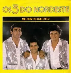Capa do disco Melhor do que o teu, de Os 3 do Nordeste