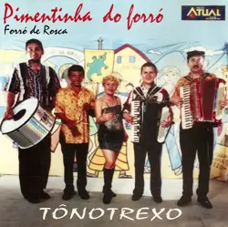 Capa do disco Forró de rosca, de Pimentinha do Forró
