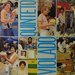 Capa do disco Enquanto a chaleira não chia, de Quinteto Violado
