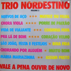 Capa do disco Vale a pena ouvir de novo Vol. 2, de Trio Nordestino