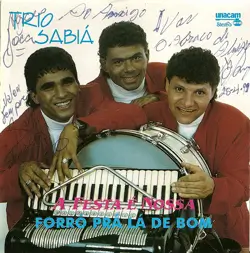 Capa do disco Forró pra lá de bom, de Trio Sabiá