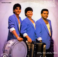 Capa do disco Gostoso pra danar, de Trio Sabiá